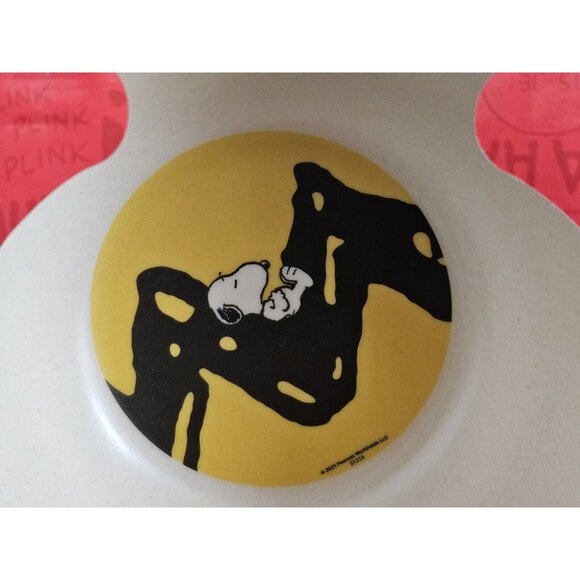 Peanuts 5 Pc Dinnerware Set~Bamboo Fiber~New In Box - Picture 6 of 7